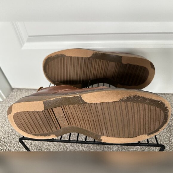 Men’s Skechers Made in Italy Leather Oxfords — Brown — Size 10M - Picture 8 of 13